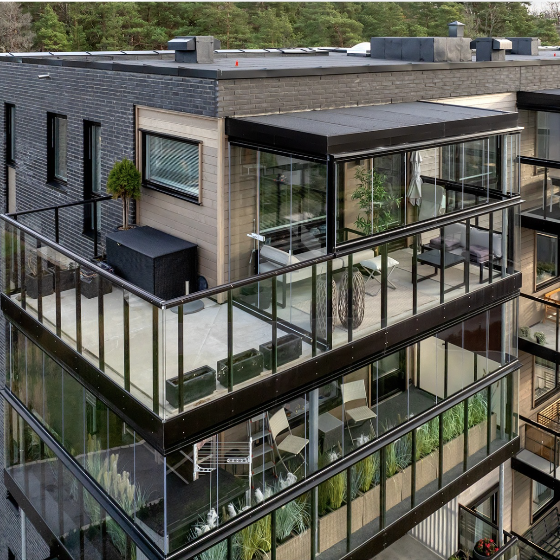 Glasa in balkong bostadsrätt